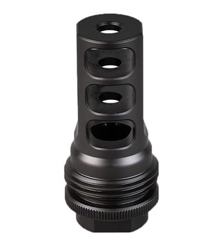 Picture of SilencerCo ASR Muzzle Brake Black Nitride 3/4"x24 Threads 458 Cal AC2631