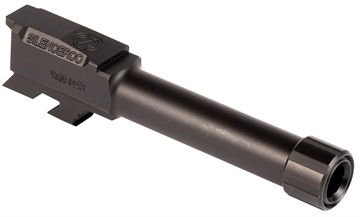 Picture of SilencerCo Threaded Barrel 3.70" 9mm Luger, Black Nitride Stainless Steel, Fits Glock 43/43X AC5049
