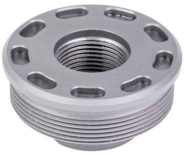 Picture of SilencerCo Bravo Direct Thread Mount AC669 5/8"-24 tpi, Black Titanium AC5321