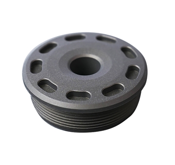 Picture of SilencerCo Bravo Front Cap 30 Cal Fits Titanium Matte Black AC5390