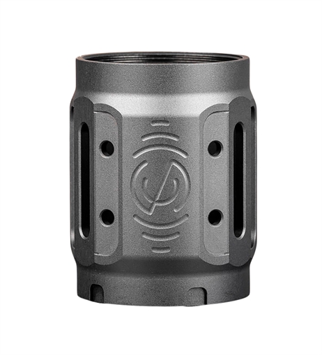 Picture of SilencerCo Bravo MAAD Brake 2.0 Black Anodized Aluminum 2.11" OAL 1.68" Diameter AC5449