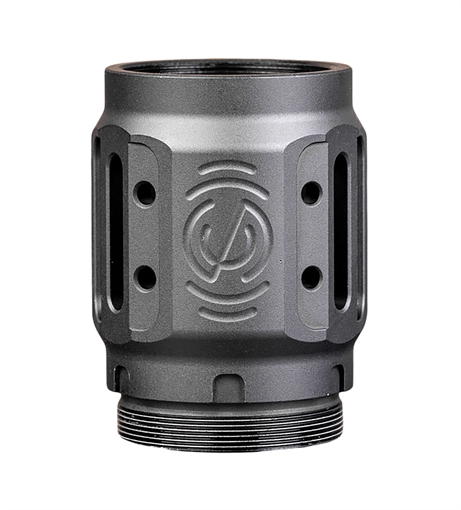 Picture of SilencerCo Charlie MAAD Brake 2.0 Black Anodized Aluminum 2.23" OAL 1.68" Diameter AC5451