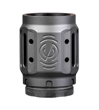 Picture of SilencerCo Charlie MAAD Brake 2.0 Black Anodized Aluminum 2.23" OAL 1.68" Diameter AC5451