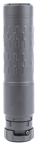 Picture of SilencerCo Velos Rifle Suppressor, 5.56MM/300WIN, 6.4" Long, 174 SS and Inconel 625 Construction, Matte Finish, Black, Includes Internal Charlie Flash Hider Front Cap, Charlie ASR Mount, ASR Muzzle Device, Spanner Wrench, and a Charlie Tool SU5419