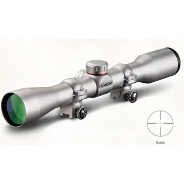 Picture of SIMMONS 22 MAG RIFLE SCOPE 3-9X32 SILVER TRUPLEX RETICLE W RINGS ( BOX ) 511037