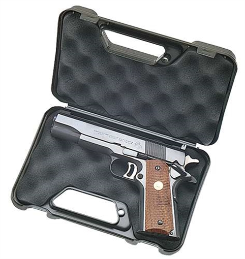 Picture of Mtm Case-Gard SINGLE PISTOL HANDGUN CASE- UP TO 3'' REVOLVER BLACK 803-40