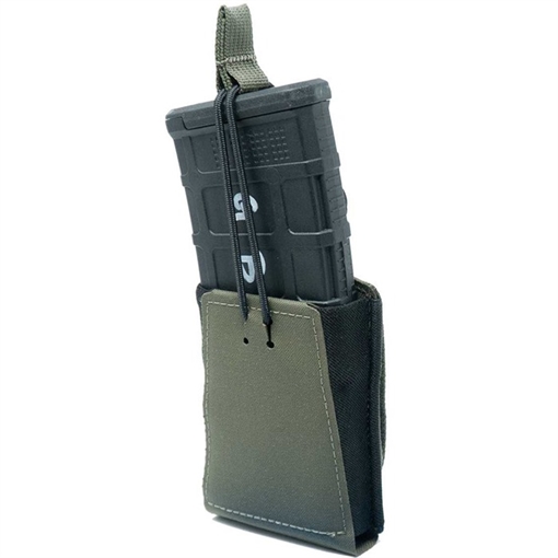 Picture of SINGLE RIFLE 5.56 NATO MAGAZINE POUCH WITH BUNGEE RETENTION GEAR-SRMP-5.56-BR-RG -