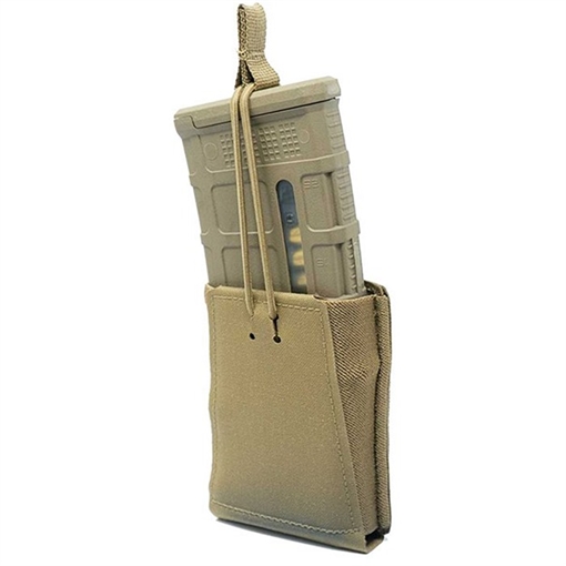 Picture of SINGLE RIFLE 7.62MM RIFLE POUCH WITH BUNGEE RETENTION GEAR-SRMP-7.62-BR-CB -