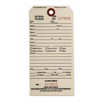 Picture of SINGLE STUB CLAIM CHECKS 084173100 -