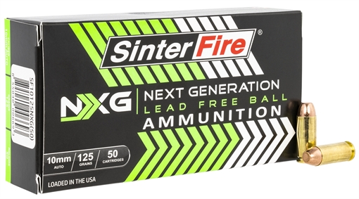 Picture of SinterFire Inc Next Generation (NXG) 10mmAuto 125gr Lead Free Ball 50 Per Box/20 Case SF10125NXG