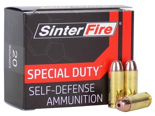 Picture of SinterFire Inc Special Duty (SD) 10mmAuto 125gr Lead Free Frangible Hollow Point 20 Per Box/10 Case SF10125SD