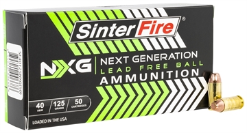 Picture of SinterFire Inc Next Generation (NXG) 40S&W 125gr Lead Free Ball 50 Per Box/20 Case SF40125NXG