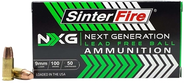 Picture of SINTERFIRE SF9100NXGLF 9MM 100GR   LEAD FREE 50/20 855040006587