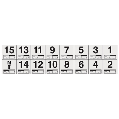 Picture of Sirchie Photo Measure and Identifier Numbers with 0-2cm scale PPS202