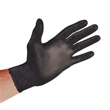 Picture of Sirchie Black Powder-Free Nitrile Gloves SF0081XL