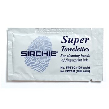 Picture of Sirchie Search Super Cleaner Towelettes FPT1C