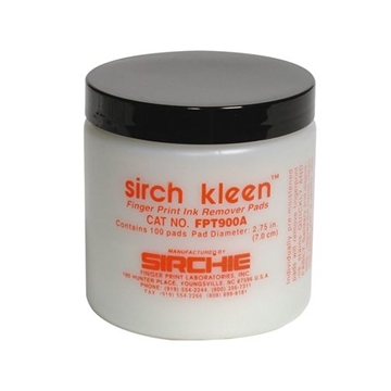 Picture of Sirchie SIRCH KLEEN Fingerprint Ink Remover Pads FPT900A