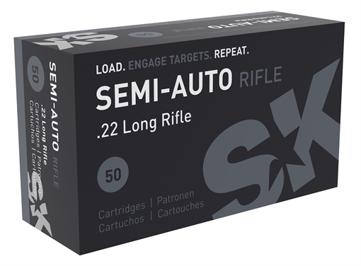 Picture of SK Semi-Auto Rifle Rimfire Ammunition .22 LR 40 gr LRN 1132 fps 50/ct 420148