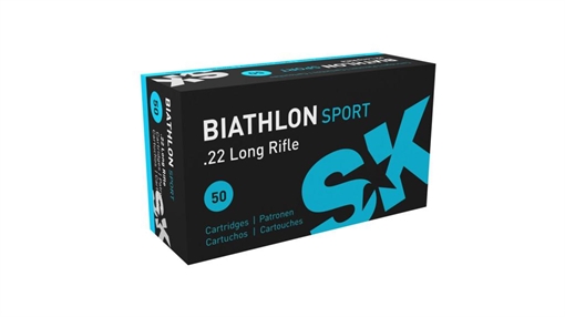 Picture of SK Biathlon Sport Rimfire Ammunition .22 LR 40 gr LRN 1106 fps 50/ct 420113