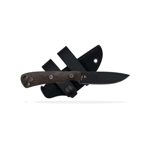 Picture of SK KNIVES ASCENT MINI DLC BLACK COATED 2.9IN BLADE BLACK/BLACK G10 GRIPS W/SHEATH TASCMINIDLCBLKG10 SKT-ASC-MINI-DLC-BLKG10