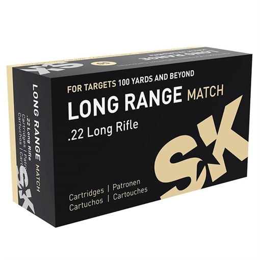 Picture of SK LONG RANGE MATCH 22 LONG RIFLE AMMO 100034635 -