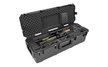 Picture of SKB Sports iSeries, Multi AR/Handgun Case, 45"x16", Polypropylene Copolymer Resin, Black, Holds up to (3)-ARs, (3)-Handguns and (12)-Magazines 3I-4213-AR