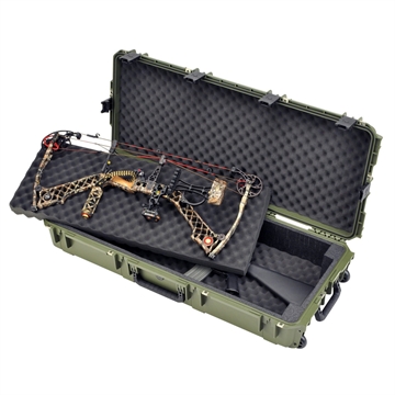 Picture of SKB SKB iSeries Double Bow/Rifle Case Green 42 in. 3I-4217-DB-M