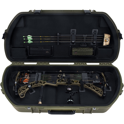 Picture of SKB SKB Mathews iSeries Shaped Bow Case OD Green 3I-4318-MPL-M