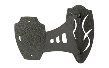 Picture of Skull Hooker Single Shoulder Mount, Powder Coat Finish, Black SKH-SSM-BLK SKHSSMBLK