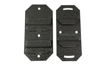 Picture of Skull Hooker Shoulder Flush Mount, Large, Powder Coat Finish, Black SKH-SFML-BLK SKHSFMLBLK