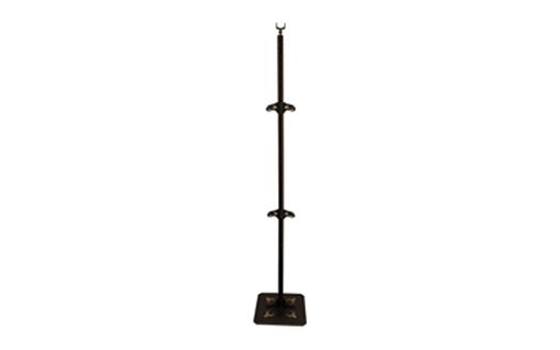 Picture of SKULL HOOKER TROPHY TREE W/ 5 BRACKETS CUSTOMIZABLE DISPLAY TTASSYBLK SKHTTASSYBLK