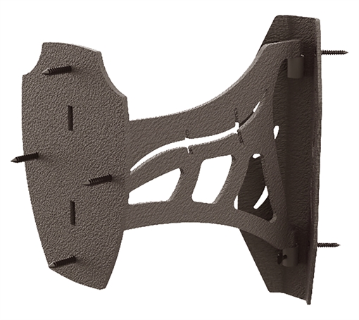 Picture of Skullhooker Corner Shoulder Mount Mounting Kit Corner Mount Steel Brown Small/Mid-Size Game SKHCSMBRN