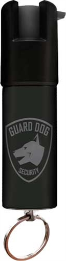 Picture of SKYLINE USA INC Pepper Spray Keyring Range 16 ft 0.50 oz Black PSGDKCBK