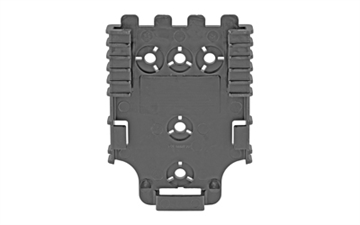 Picture of Safariland Model 6004-22L Quick Locking Receiver Plate with Locking Feature, Single Kit Only, Black Finish 6004-22L-2
