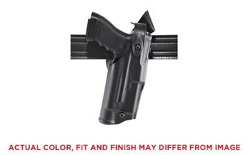 Picture of Safariland Model 6360 ALS/SLS Mid-Ride Level III Retention Duty Holster, Fits Glock 19/23, Right Hand, Plain Black Finish 6360-283-411