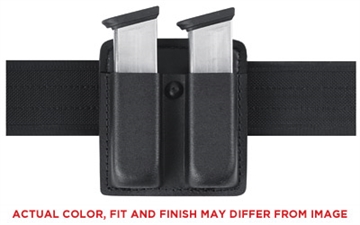 Picture of Safariland Model 73 Open Top Double Magazine Pouch, For 2.25" Duty Belts, Fits Glock 17, Hardshell STX, STX Tactical Black Finish 73-83-13