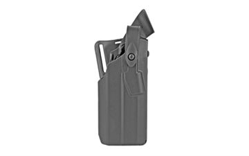 Picture of Safariland Model 7360 7TS ALS/SLS Mid-Ride, Level III Retention Duty Holster, Fits Glock 17/22 with IT M3 Light, Right Hand, Plain Black Finish 7360-8325-411