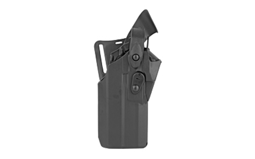 Picture of Safariland 7360RDS, ALS/SLS Mid-Ride Level-III Retention Holster, Fits Glock 19 MOS with TLR-1, TLR-1HL, X200, X300, X300U, X300U/V and Leupold Deltapoint PRO, Trijicon RMR, SRO, Dr. Optic, JPOINT, Vortex Viper, or Burris Fastfire, Kydex, Black, Right Hand 7360RDS-28325-411