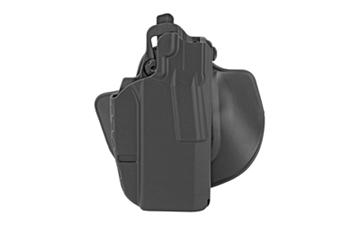 Picture of Safariland Model 7378, 7TS, ALS Slim Concealment Holster w/ Flexible Paddle and Adjustable Belt Loop, Fits 1911 Commander, Kydex, Black, Right Hand 7378-51-411