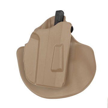 Picture of Safariland 7378 7TS ALS Concealment Holster, Fits Glock 19/23, Kydex, Flat Dark Earth, Flexible Paddle and Belt Loop, Right Hand 7378-2835-551