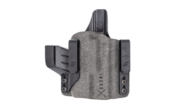 Picture of Safariland INCOG-X, Joint Collaboration with Haley Strategic, Inside the Waistband Holster, Fits Sig Sauer P320 Carry/X-Carry/Compact/X-Compact/M17/M18 with Light, Microfiber Suede Wrapped Boltaron Construction, Black, Right Hand 1334631