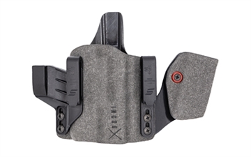 Picture of Safariland INCOG-X, Joint Collaboration with Haley Strategic, Inside the Waistband Holster, Fits Sig Sauer P365/X/XL with Light, Integrated Magazine Caddy, Microfiber Suede Wrapped Boltaron Construction, Black, Right Hand 1334633-