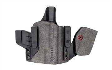 Picture of Safariland INCOG-X, Joint Collaboration with Haley Strategic, Inside the Waistband Holster, Fits Smith & Wesson M&P M2.0 w/Light, Integrated Magazine Caddy, Microfiber Suede Wrapped Boltaron Construction, Gray, Right Hand 1336319