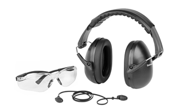 Picture of Safariland Impulse Range Kit 1.0, Foam Impulse Hearing Protection, Ultra-Compact Earmuffs, HD Flex Protective Eyewear with Clear Lens TCI-IMPULSE-RANGE-KIT-1.0 1348650