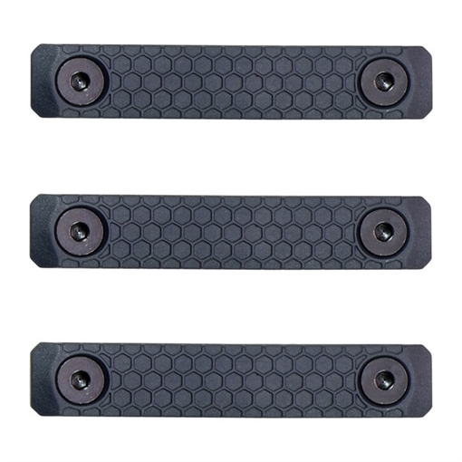 Picture of Slate Black Industries SLATE GRIP M-LOK PANELS 2-SLOT SLATE GREY 3-PACK SG-2-GRY