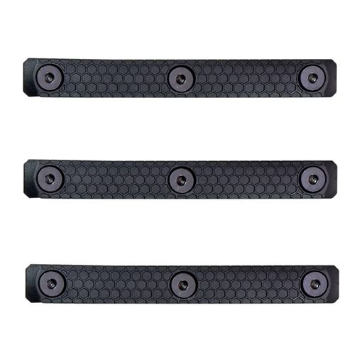 Picture of Slate Black Industries SLATE GRIP M-LOK PANELS 3-SLOT BLACK 3-PACK SG-3-BLK