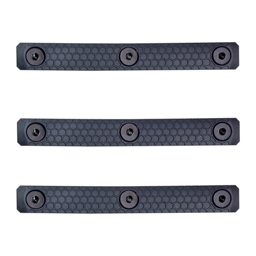 Picture of Slate Black Industries SLATE GRIP M-LOK PANELS 3-SLOT SLATE GREY 3-PACK SG-3-GRY