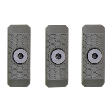 Picture of Slate Black Industries SLATE GRIP MINI PANELS 1-SLOT OD GREEN 3-PACK SG-1-ODG