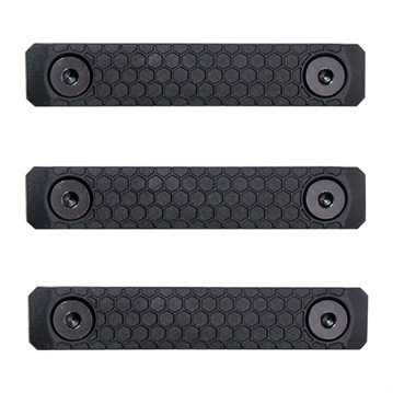 Picture of Slate Black Industries SLATE GRIP M-LOK PANELS 2-SLOT BLACK 3-PACK SG-2-BLK
