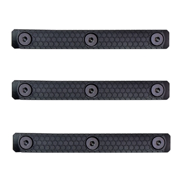 Picture of Slate Black Industries SLATE GRIP M-LOK PANELS 3-SLOT BLACK 3-PACK SG-3-BLK